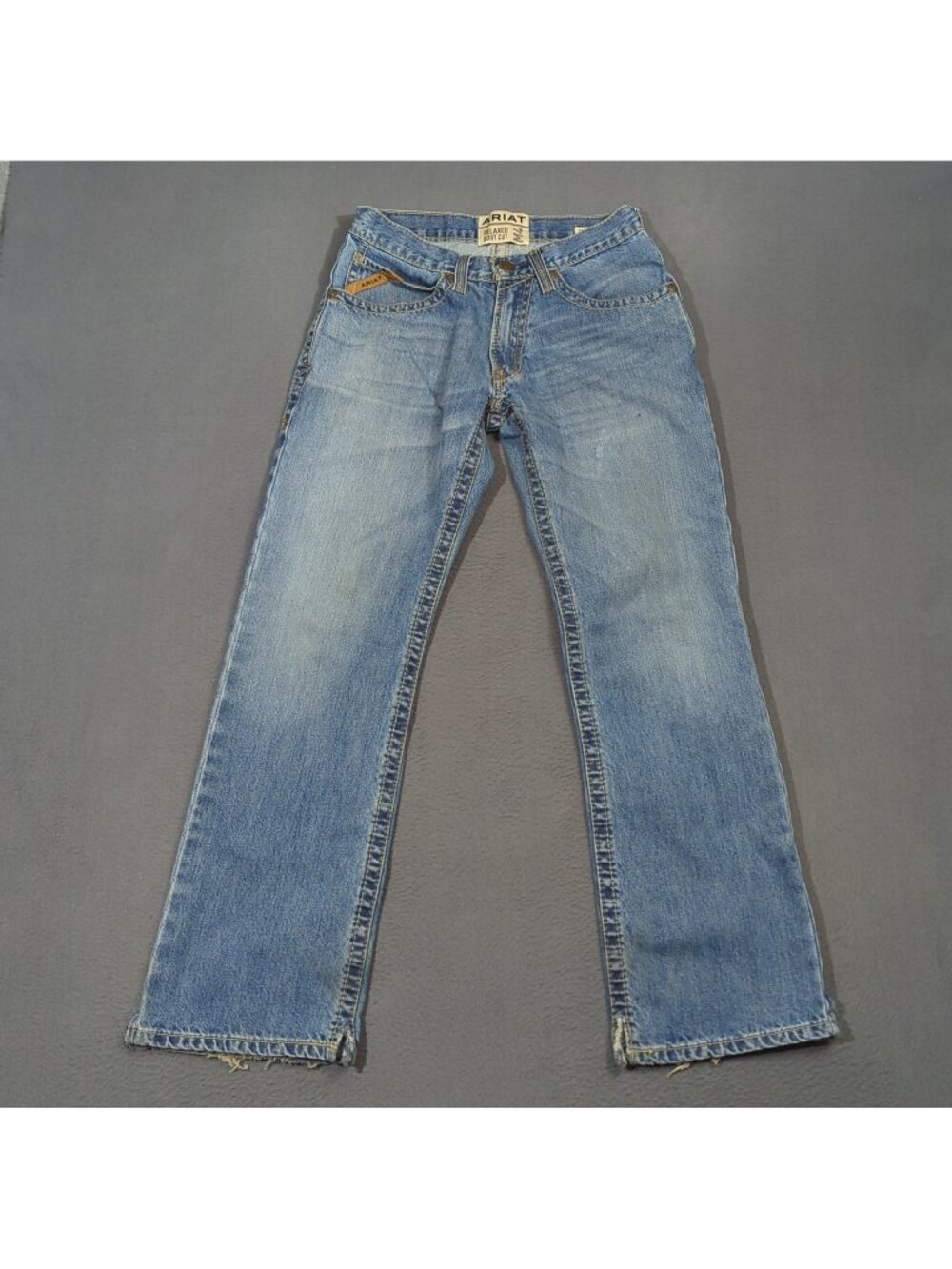 Ariat Jeans Men's 28x32 Blue M4 Relaxed Louis Boot Cut Western Rodeo Cowboy